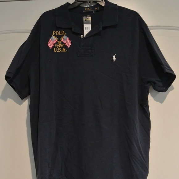 NEW Polo Ralph Lauren Polo Shirt XXL Custom Fit - Picture 1 of 6